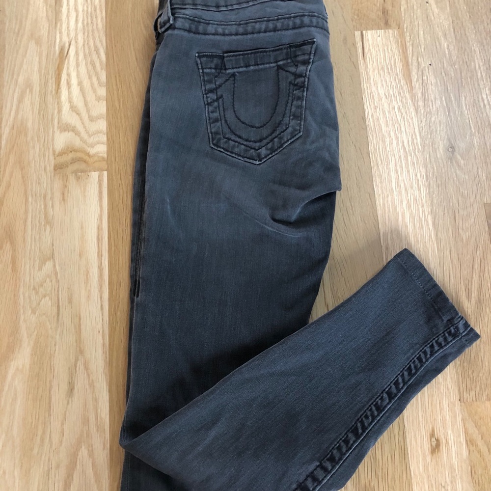 Grey True Religion Jeans